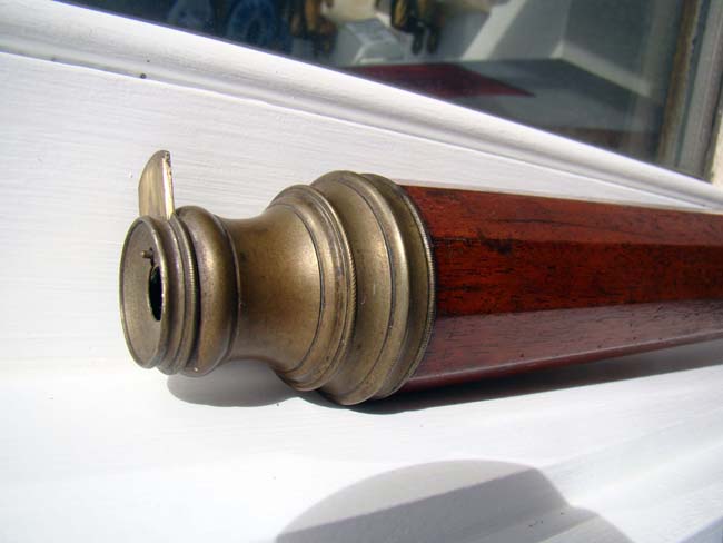 A rare 18th century ten sided Captain's spyglass circa 1770
